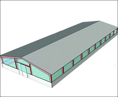 Low Cost Prefabricated Steel Structure Sports Hall